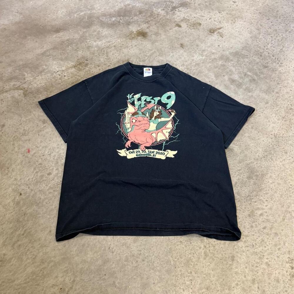 Y2K Ye Old Fest Graphic T-shirt Dragon Graphic T-Shirt